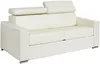 Vente-unique - VIZIR Sofa Leder Weiß - B 223 cm94 cm x H 110 cm95 cm x L 216 cm Bild 2