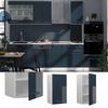 Hängeschrank Fame-Line Dunkelblau Hochglanz 40 cm Vicco Bild 2