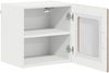 vidaXL Wandglas-Schrank LUCCA Sonoma-Eiche 40 x 31 x 40 cm 884838 Bild 5