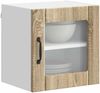 vidaXL Wandglas-Schrank LUCCA Sonoma-Eiche 40 x 31 x 40 cm 884838 Bild 3