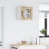 vidaXL Wandglas-Schrank LUCCA Sonoma-Eiche 40 x 31 x 40 cm 884838 Bild 4