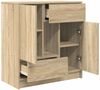 vidaXL Sideboard mit Schubladen und Türen Sonoma-Eiche 70,5x34x74,5 cm 861843 Bild 5