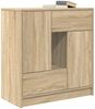 vidaXL Sideboard mit Schubladen und Türen Sonoma-Eiche 70,5x34x74,5 cm 861843 Bild 4