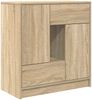 vidaXL Sideboard mit Schubladen und Türen Sonoma-Eiche 70,5x34x74,5 cm 861843 Bild 2