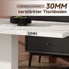 Merax Ausziehbarer Esstisch, 140/180*70 cm, geeignet für 6-8 Personen, rechteckige Form, verdickte Tischplatte, einfachen Stil,Tisch für Esszimmer, Küche, Wohnzimmer, weiß Bild 5