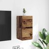 vidaXL Wandmontiertes TV-Regal Altholz 30,5 x 30 x 30 cm Holzwerkstoff 8003720 Bild 4