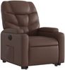 vidaXL Relaxsessel mit Aufstehhilfe Elektrisch Braun Kunstleder 3204674 Bild 4
