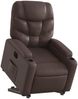 vidaXL Relaxsessel mit Aufstehhilfe Elektrisch Braun Kunstleder 3204674 Bild 3