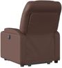 vidaXL Relaxsessel mit Aufstehhilfe Elektrisch Braun Kunstleder 3204674 Bild 5