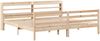 vidaXL Bettgestell mit Kopfteil ohne Matratze 200x200 cm 3306692 Bild 3