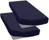 OTTO home Spannbettlaken BLACKBERRY in BASIC und PREMIUM Qualität, 100% Baumwolle, Jersey (160 g/m), Gummizug: rundum, (2 Stück), für hohe Matratzen bis 28 cm, Bettlaken, Spannbetttuch, pflegeleicht Bild 3