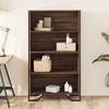 vidaXL Bücherregal Braun Eichen-Optik 80x31x137,5 cm Holzwerkstoff 848633 Bild 3