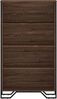 vidaXL Bücherregal Braun Eichen-Optik 80x31x137,5 cm Holzwerkstoff 848633 Bild 4
