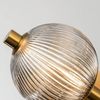 Elstead Lighting LED Wandleuchte Palmas 2-flammig 3000K gold Rauchglas Bild 4