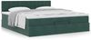 vidaXL Ottoman-Bett mit Matratze Dunkelgrün 160x200 cm Samt 3311930 Bild 4