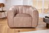 Bequemer Premium Drehsessel SALON Samt champagner Design-Sessel Bild 3