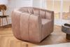 Bequemer Premium Drehsessel SALON Samt champagner Design-Sessel Bild 2