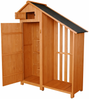 Werkzeugschrank aus Holz mit Anbau, ca. 131 x 54 x 180 cm, braun Bild 5
