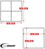 1m² Poolunterlage 4 Poolmatten 50x50cm in Blau Bild 5