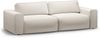 Micadoni Sofa Victor 3-Sitzer Strukturierter Stoff Helles Beige Bild 2
