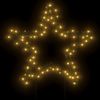 vidaXL Weihnachtsstern mit Erdspießen und 80 LEDs 60 cm 357725 Bild 3