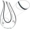 RIEDEL 1756/00 Dekanter AMADEO Fatto a Mano schwarz-weiß-schwarz, handgefertigt, Design-Dekanter Bild 3