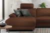 KAWOLA Sofa LOLA Ecksofa XL Leder braun mit motorischer Relaxfunktion Recamiere links 84 x 178 x 304 cm Bild 4
