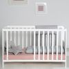 roba Möbelset 'roba Style' - Wickeltisch + 2in1 Baby- & Beistellbett - Weiß Bild 4