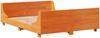 vidaXL Massivholzbett ohne Matratze Wachsbraun 150x200 cm Massivholz 3323805 Bild 5