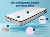 Betten-ABC Hotelmatratze SafeSleep - mittelfeste Kaltschaummatratze mit robustem Klimafaserbezug, Größe: 140 x 200 cm Bild 4