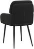 vidaXL Esszimmerstühle 4 pcs Samt (V) Schwarz 59 x 59,5 x 90 cm 3428242 Bild 5