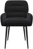 vidaXL Esszimmerstühle 4 pcs Samt (V) Schwarz 59 x 59,5 x 90 cm 3428242 Bild 3