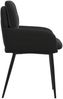 vidaXL Esszimmerstühle 4 pcs Samt (V) Schwarz 59 x 59,5 x 90 cm 3428242 Bild 4