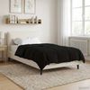 vidaXL Ganzjahresbettdecke Gepolstert Schwarz 140 x 200 cm Mikrofaser 42026014 Bild 4