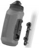 Fidlock TWIST bottle 750 compact + bike base – 750 ml Fahrrad Trinkflasche mit magnet-mechanischem Flaschenhaltersystem, inkl. Halterung, BPA-frei & spülmaschinengeeignet, Farbe Smoke Bild 3
