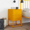vidaXL Nachttisch Senfgelb 36x39x60,5 cm Stahl 846464 Bild 3