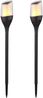2er Set LED Solarfackeln mit Flammeneffekt, Höhe verlängerbar bis 64,5cm Bild 2