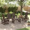 vidaXL 4-tlg. Garten-Lounge-Set Massivholz Tanne 3207126 Bild 3