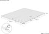 Niederflurbett metallfrei 160x200 Futon metallfreier Lattenrost, Fichte unbehandelt V-60.97-16mit Matratze Bild 3