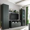 Lomadox Lowboard ATHEN-61, Landhaus TV- mit 6 Schubkästen in edlem englisch-grün : 130/67/43 cm Bild 2