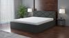 Polsterbett VIGI 120x200 mit Matratze, Bettkasten und Lattenrost. Farbe: Graphit 15 Bild 2