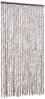 vidaXL Fliegenvorhang Taupe und Weiß 100x230 cm Chenille 377406 Bild 2