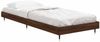 vidaXL Bettgestell ohne Matratze Braun Eiche 75x190 cm Holzwerkstoff 832212 Bild 4