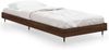 vidaXL Bettgestell ohne Matratze Braun Eiche 75x190 cm Holzwerkstoff 832212 Bild 2