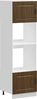 vidaXL Herdumbauschränke 2 Stk. Kalmar Braun Eichen-Optik Holzwerkstoff 3315038 Bild 2