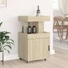 vidaXL Barwagen Sonoma-Eiche 50x41x89 cm Holzwerkstoff 848264 Bild 3
