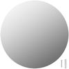 vidaXL Wandspiegel ohne Rahmen mit LED-Beleuchtung Rund Glas 3078646 Bild 4