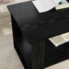 vidaXL Couchtisch Schwarz Eichen-Optik 72 x 50 x 50 cm Holzwerkstoff 8000189 Bild 4
