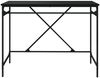 vidaXL Schreibtisch, Holzwerkstoff und Eisen, 100 x 50 x 75 cm, Schwarz Bild 5