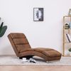 vidaXL Chaiselongue Braun Wildleder-Optik 281294 Bild 1